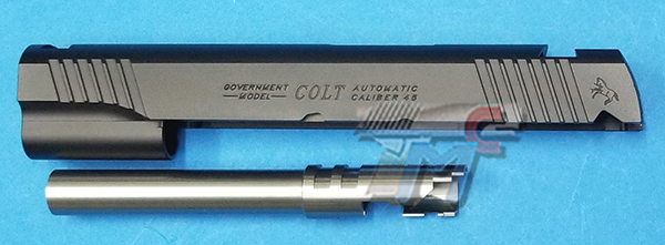 Detonator Aluminum Slide for Tokyo Marui M45A1 GBB (BK) (Unit) Pre-Order - Click Image to Close
